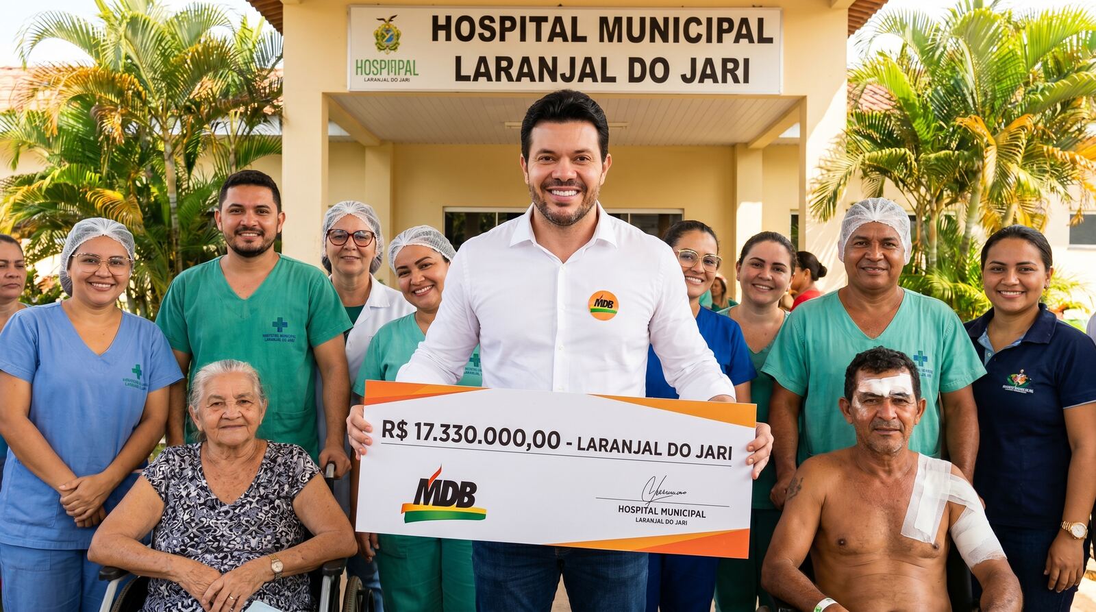 Acácio cheque Laranjal