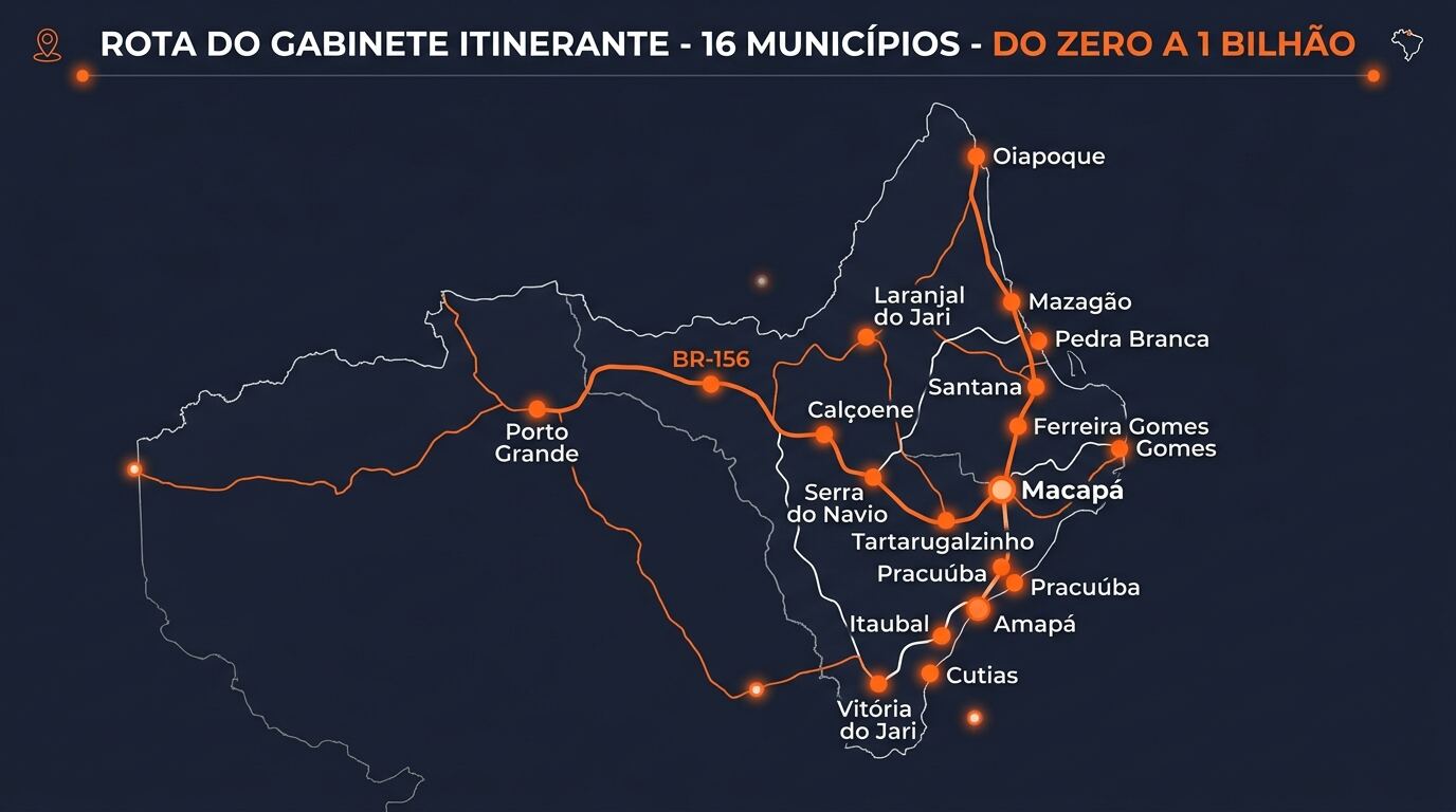 Mapa estratégico do Amapá